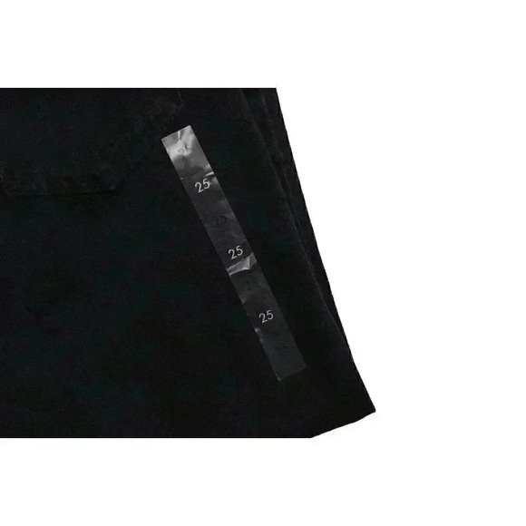 NWT Pacsun Mom Jeans Size 25 Black Denim Grunge 90s High Rise 100% Cotton - Picture 5 of 11